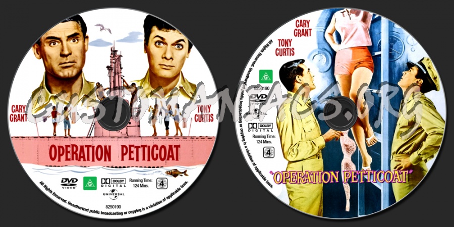 Operation Petticoat dvd label