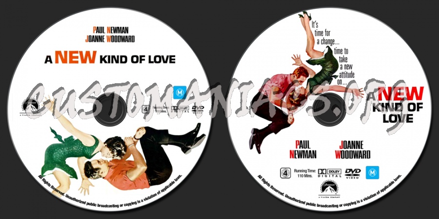 A New Kind Of Love dvd label