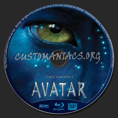 Avatar blu-ray label