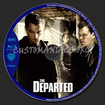 The Departed blu-ray label