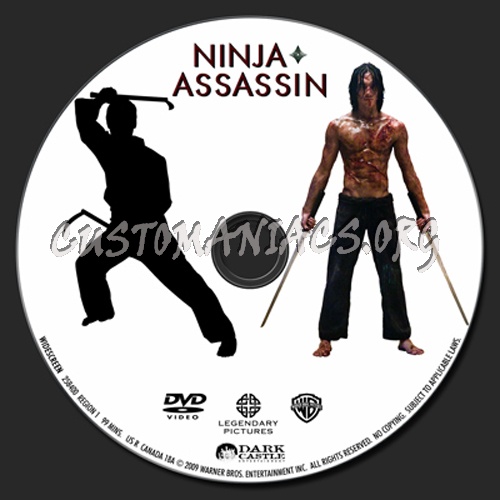 Ninja Assassin dvd label