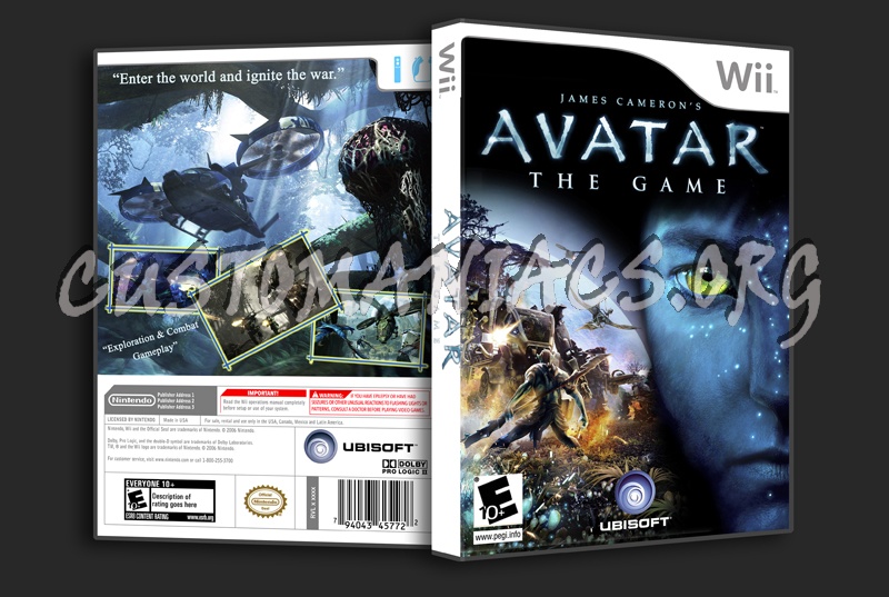 James Camerons Avatar the Game dvd cover