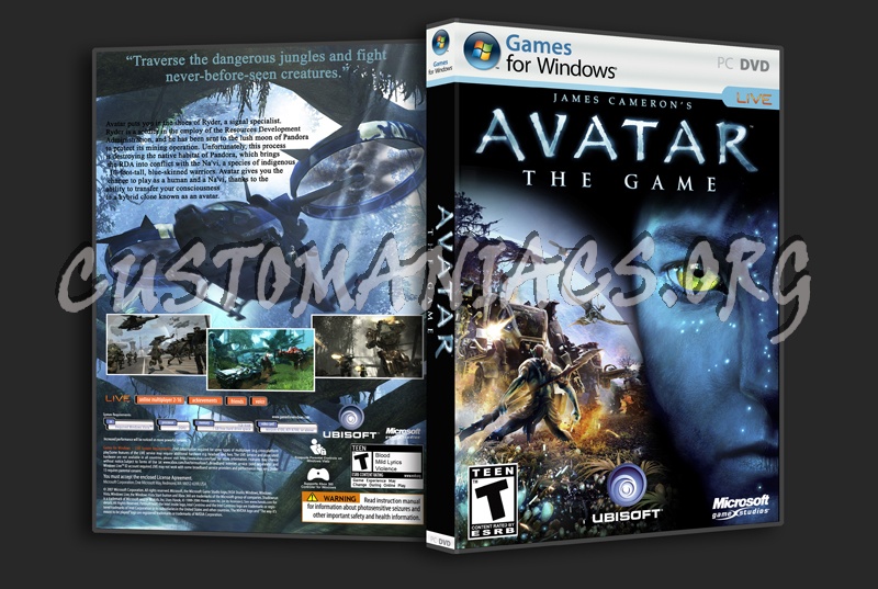 James Camerons Avatar the Game dvd cover