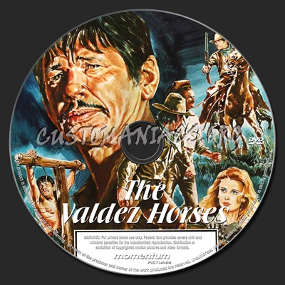 The Valdez Horses dvd label