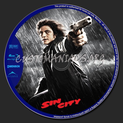 Sin City blu-ray label