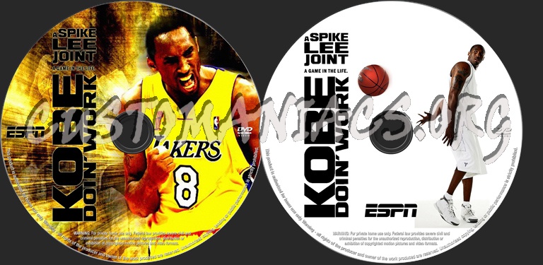 Kobe Doin' Work: A Spike Lee Joint dvd label