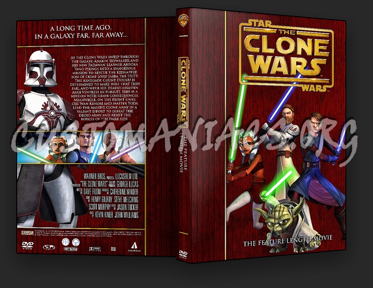 Star Wars: The Clone Wars - Movie - TV Collection dvd cover