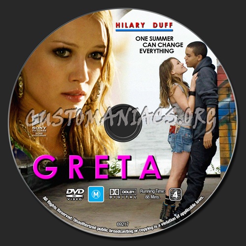 Greta dvd label