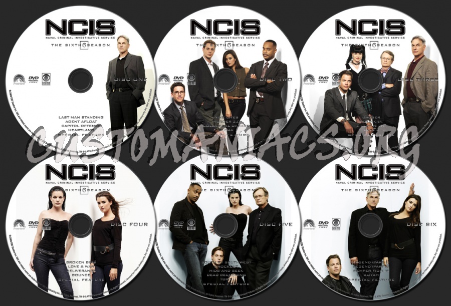 NCIS Season 6 dvd label