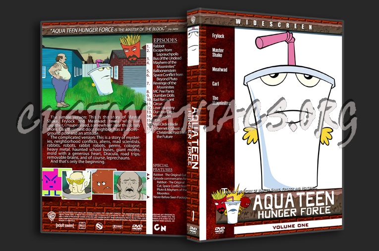 Aqua Teen Hunger Force dvd cover