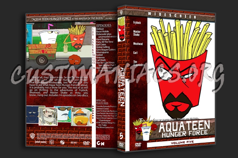 Aqua Teen Hunger Force dvd cover