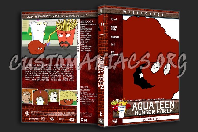 Aqua Teen Hunger Force dvd cover