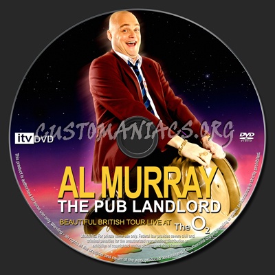Al Murray The Pub Landlord Beautiful British Tour Live at the 02 dvd label