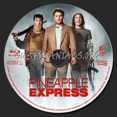 Pineapple Express blu-ray label