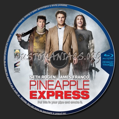 Pineapple Express blu-ray label