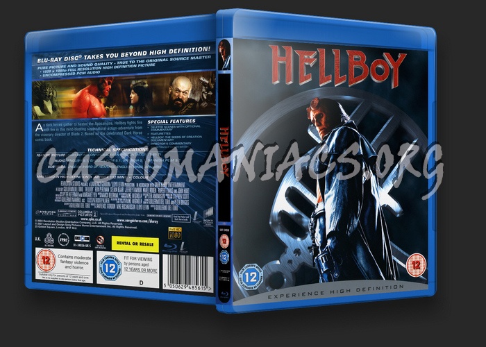 Hellboy blu-ray cover