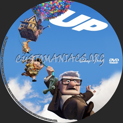 Up dvd label
