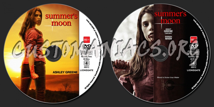 Summer's Moon dvd label