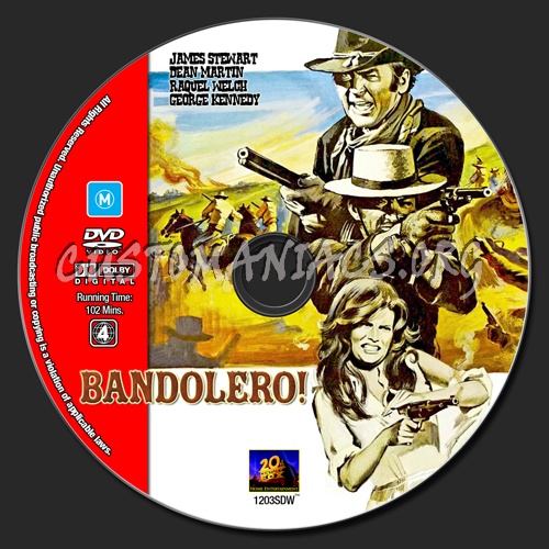 Bandolero dvd label