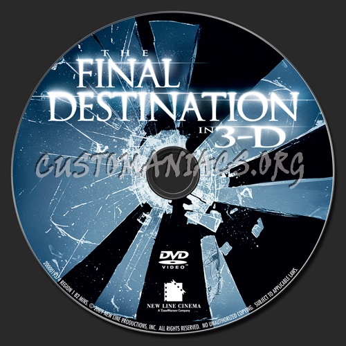 The Final Destination dvd label