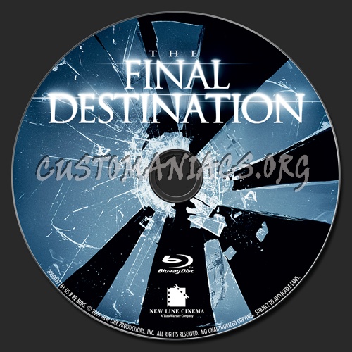 The Final Destination blu-ray label