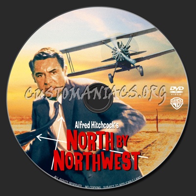 North By Northwest dvd label