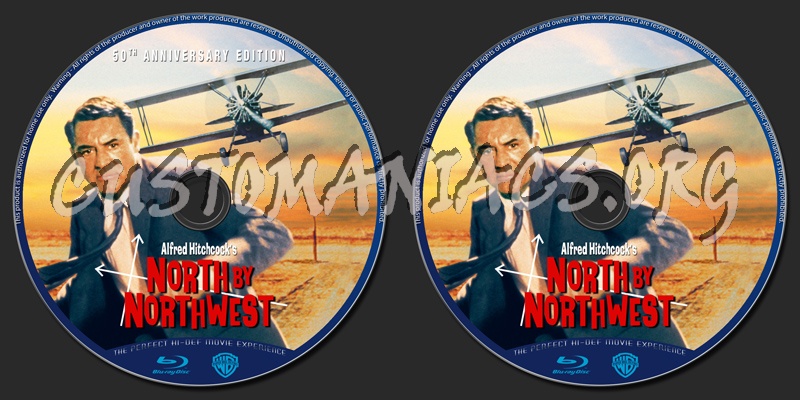 North By Northwest blu-ray label