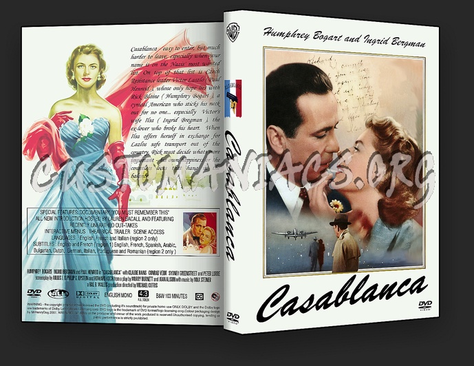 Casablanca dvd cover