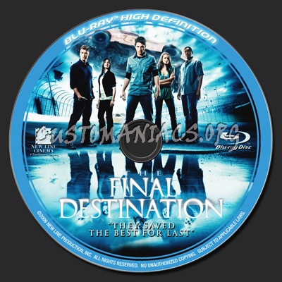 The Final Destination blu-ray label