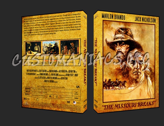 Western Collection The Missouri Breaks 1976 dvd cover