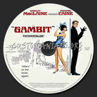 Gambit dvd label