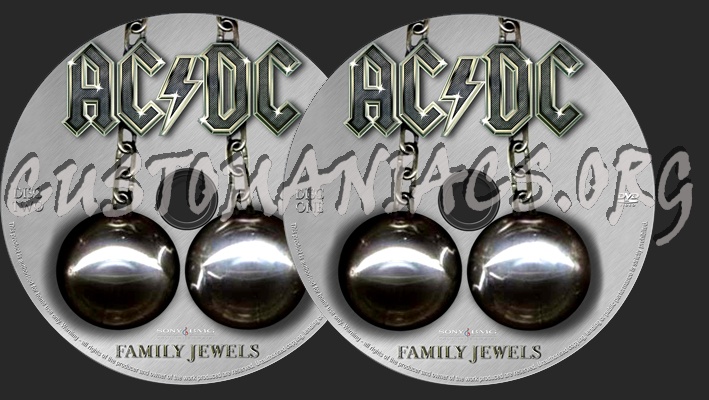 ACDC - Family Jewels dvd label