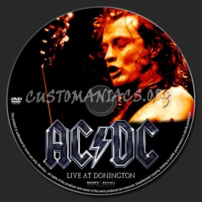 ACDC - Live At Donington dvd label