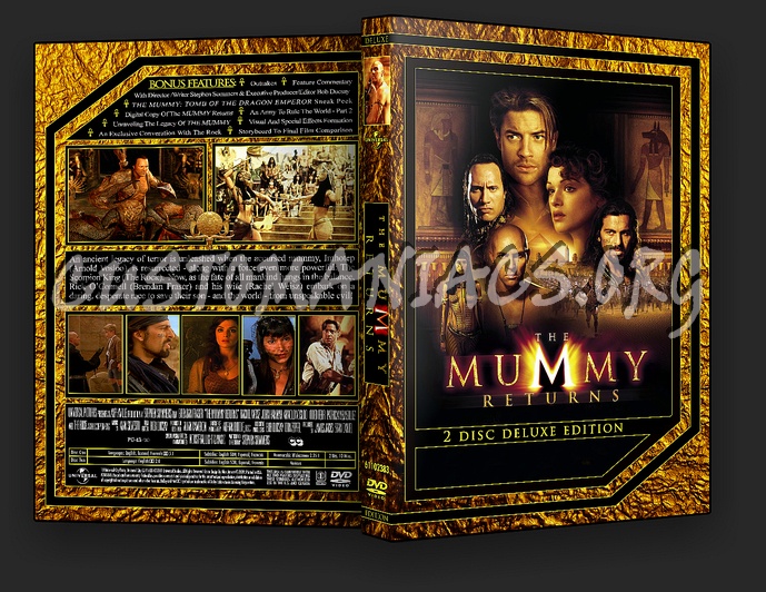 The Mummy Returns Deluxe Edition dvd cover