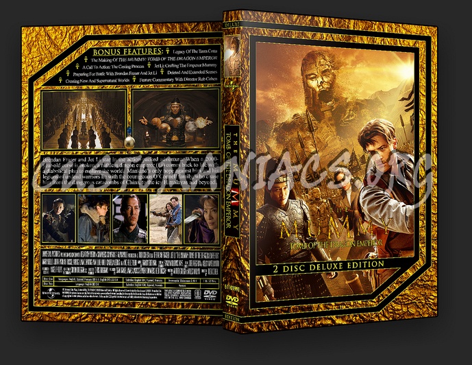 The Mummy: Tomb Of The Dragon Emperor Deluxe Edition dvd cover