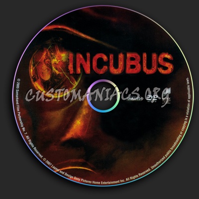 Incubus dvd label
