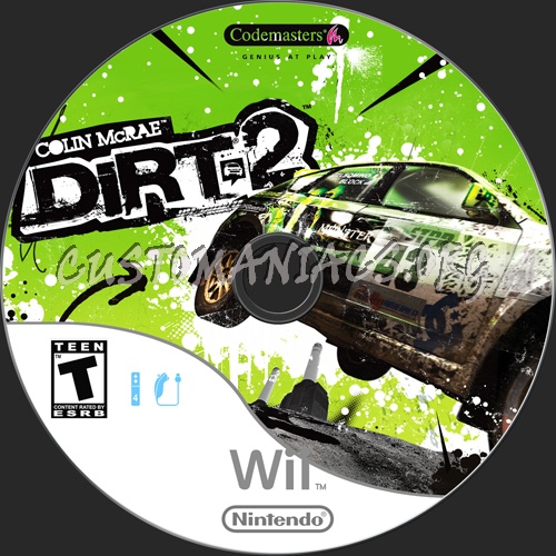 Dirt 2 dvd label