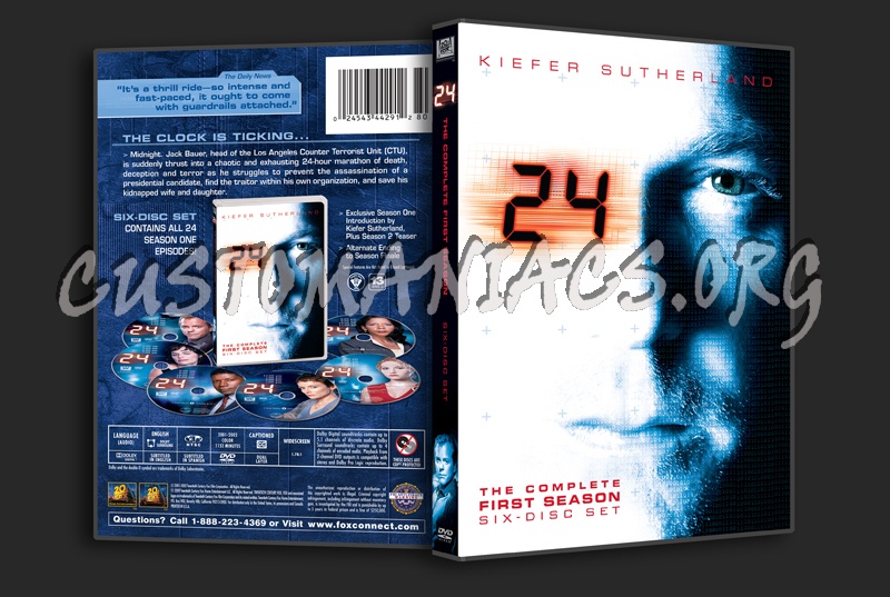 24 Season 1 dvd cover