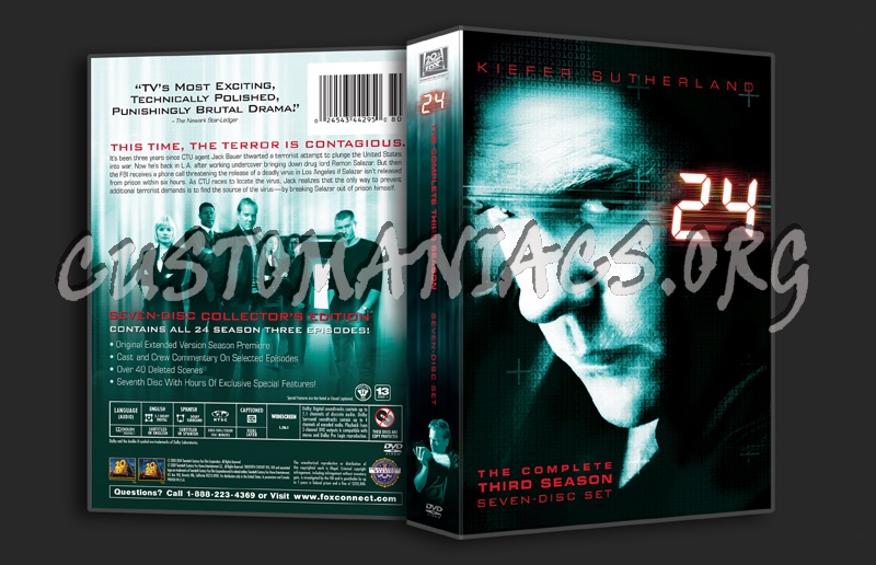 24 Season 3 dvd cover