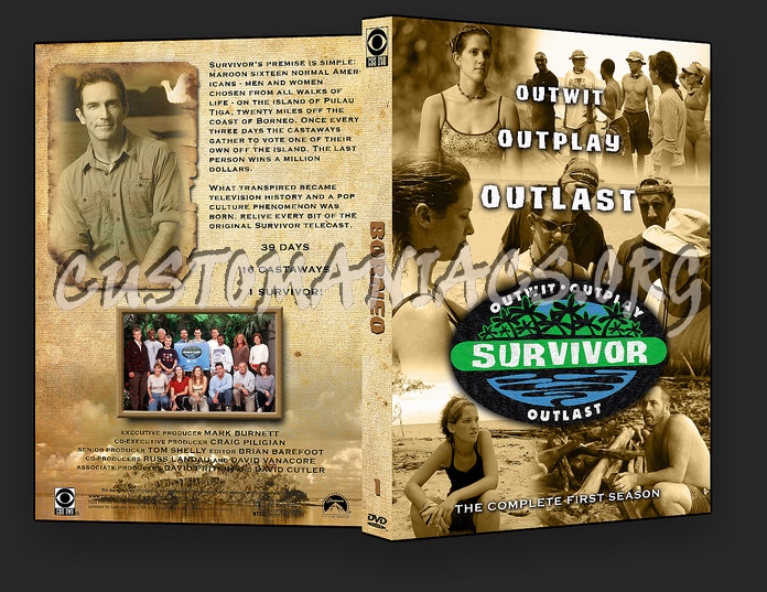 Survivor Borneo - Season 1 dvd cover