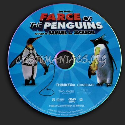 Farce Of The Penguins dvd label