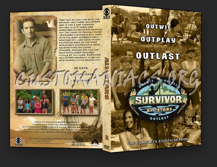 Survivor All-Stars - Season 8 dvd cover