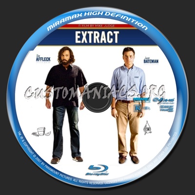 Extract blu-ray label