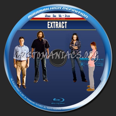 Extract blu-ray label