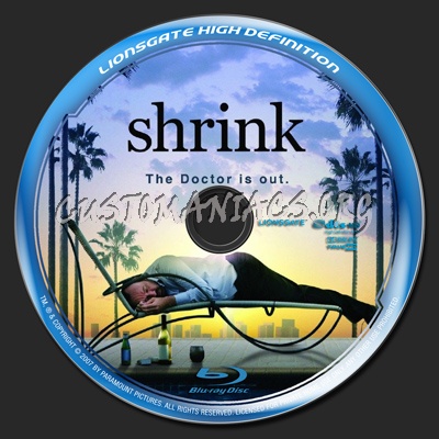 Shrink blu-ray label