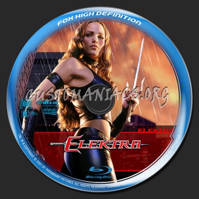 Elektra blu-ray label