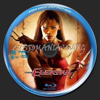 Elektra blu-ray label