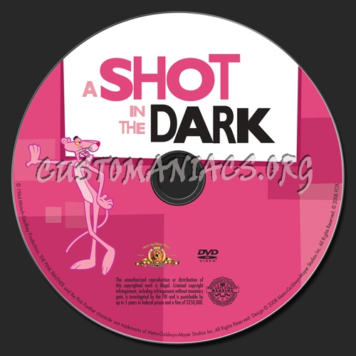 A Shot in the Dark dvd label