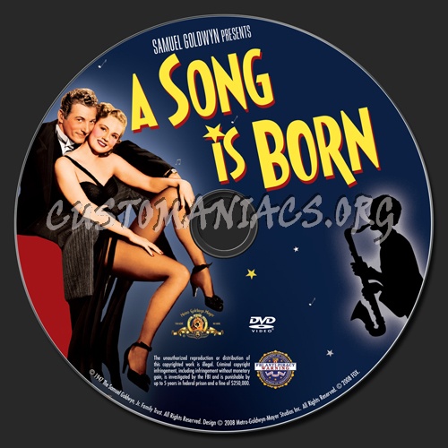 A Song is Born dvd label