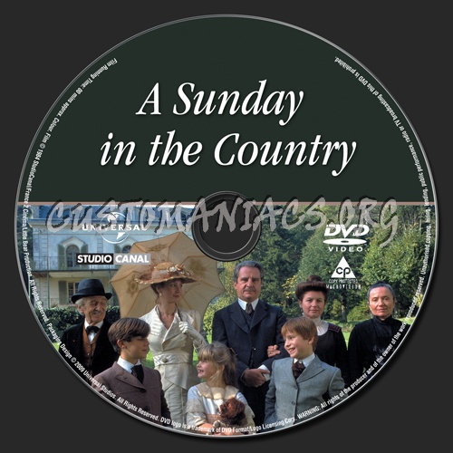 A Sunday in the Country dvd label